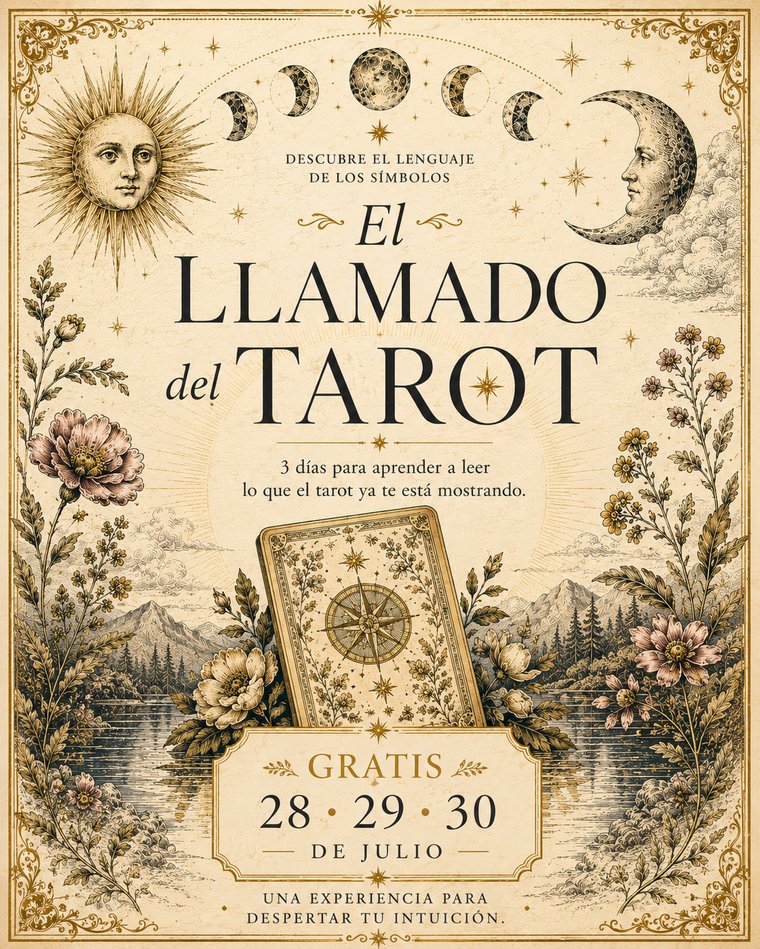 El Llamado del Tarot — 3 días gratis, 28 al 30 de julio